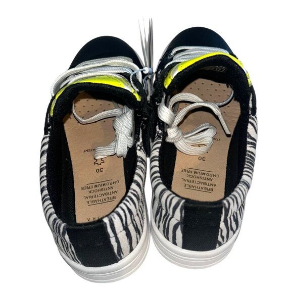 NWT Respira Geox Children's Zebra Print Shoes Size 12 - Picture 3 of 6